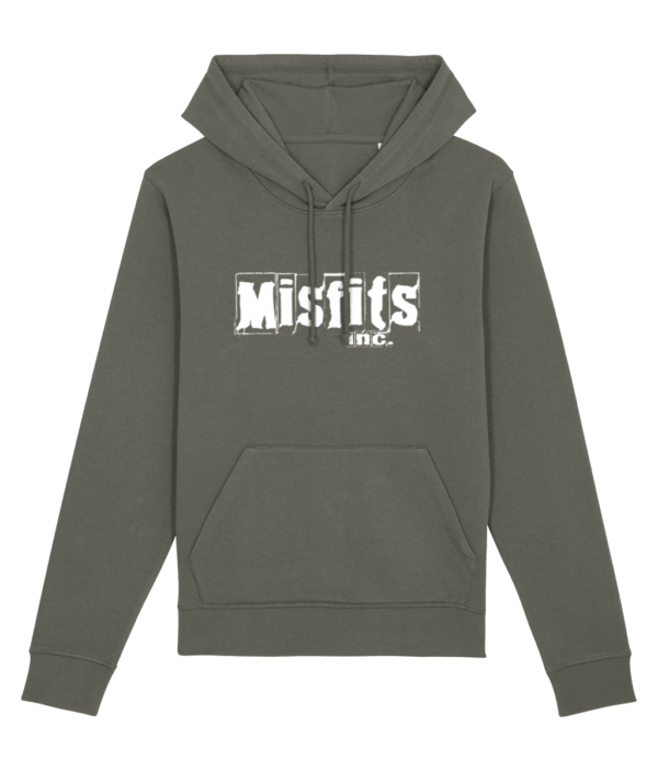 Grey Misfits Inc Merch Hoodie White Logo Branding Artwork Graphics