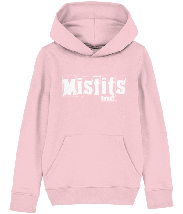 Pink Childrens Hoodies Misfits Inc Logo Design