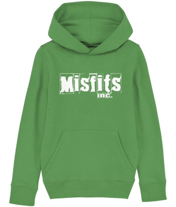 Green Childrens Hoodies Misfits Inc Logo Design